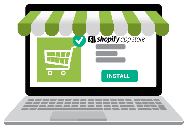 application facture shopify